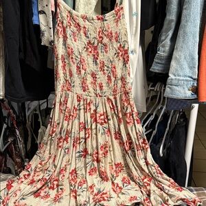 Angie Multicolor Floral Textured Dress